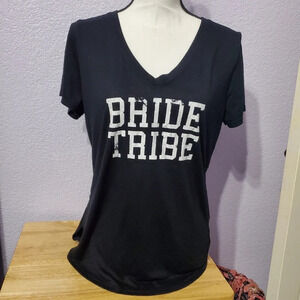 Modern Lux Bride Tribe Black Tee Shirt XL